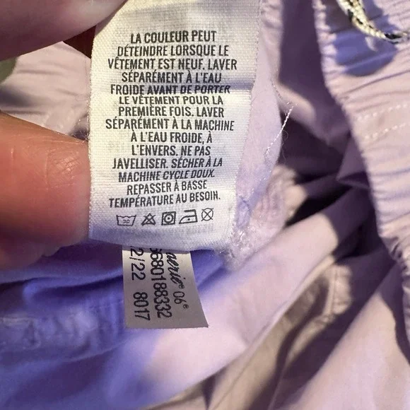 Aerie Baggy Cargo Skater Pant in Violet Flurry Pull-on Women's Size Large Y2K - Picture 11 of 12